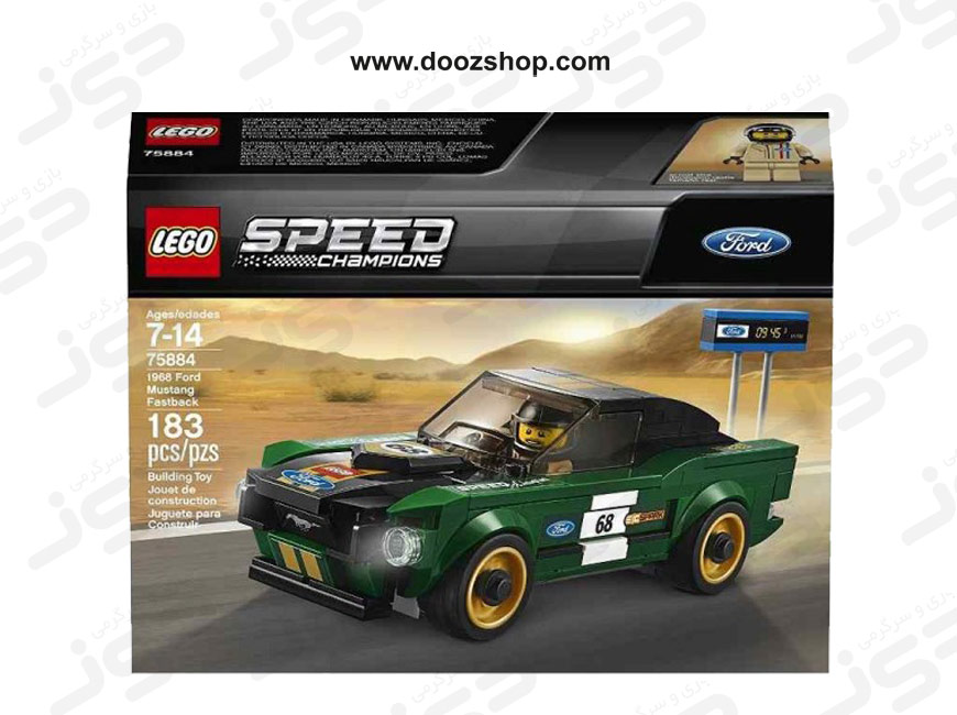 lego 75884 speed champions 1968 ford mustang fastback