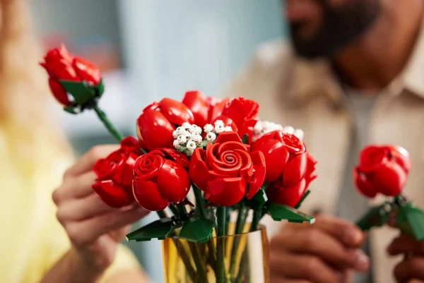 ست لگو دسته گل رز قرمز | ۱۰۳۲۸ - Image 8