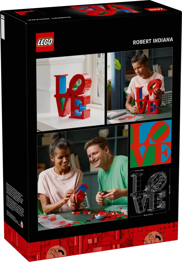 ست لگو آرت : مجسمه LOVE اثر رابرت ایندیانا | ۳۱۲۱۴ - Image 9