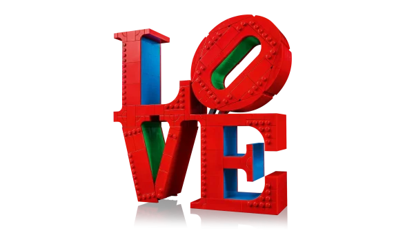 ست لگو آرت : مجسمه LOVE اثر رابرت ایندیانا | ۳۱۲۱۴ - Image 3