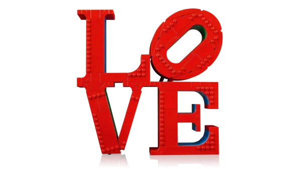 ست لگو آرت : مجسمه LOVE اثر رابرت ایندیانا | ۳۱۲۱۴ - Image 4