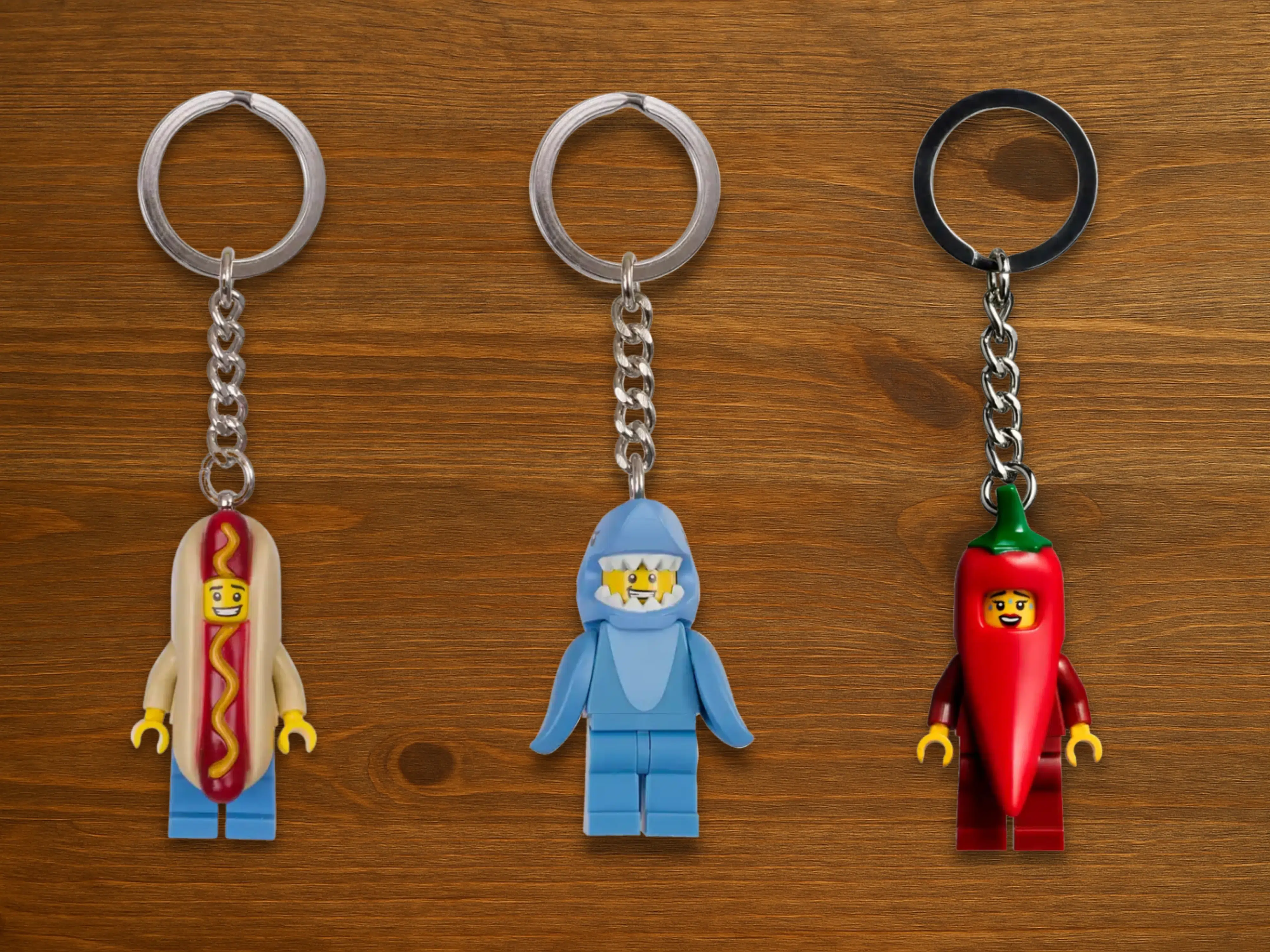 جاکلیدی‌های لگو فلفل، کوسه و هاتداگ