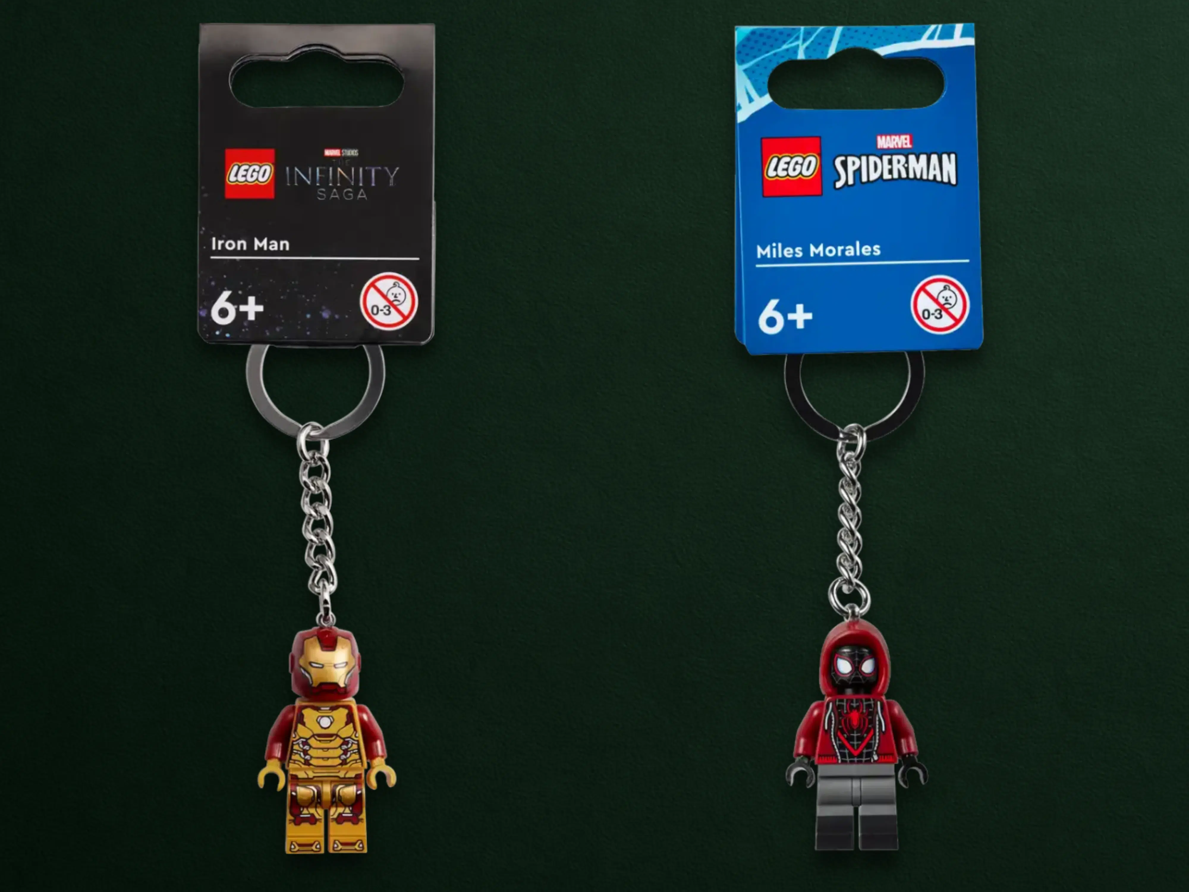 جاکلیدی‌های مارول لگو، آیرون‌من و مایلز مورالز