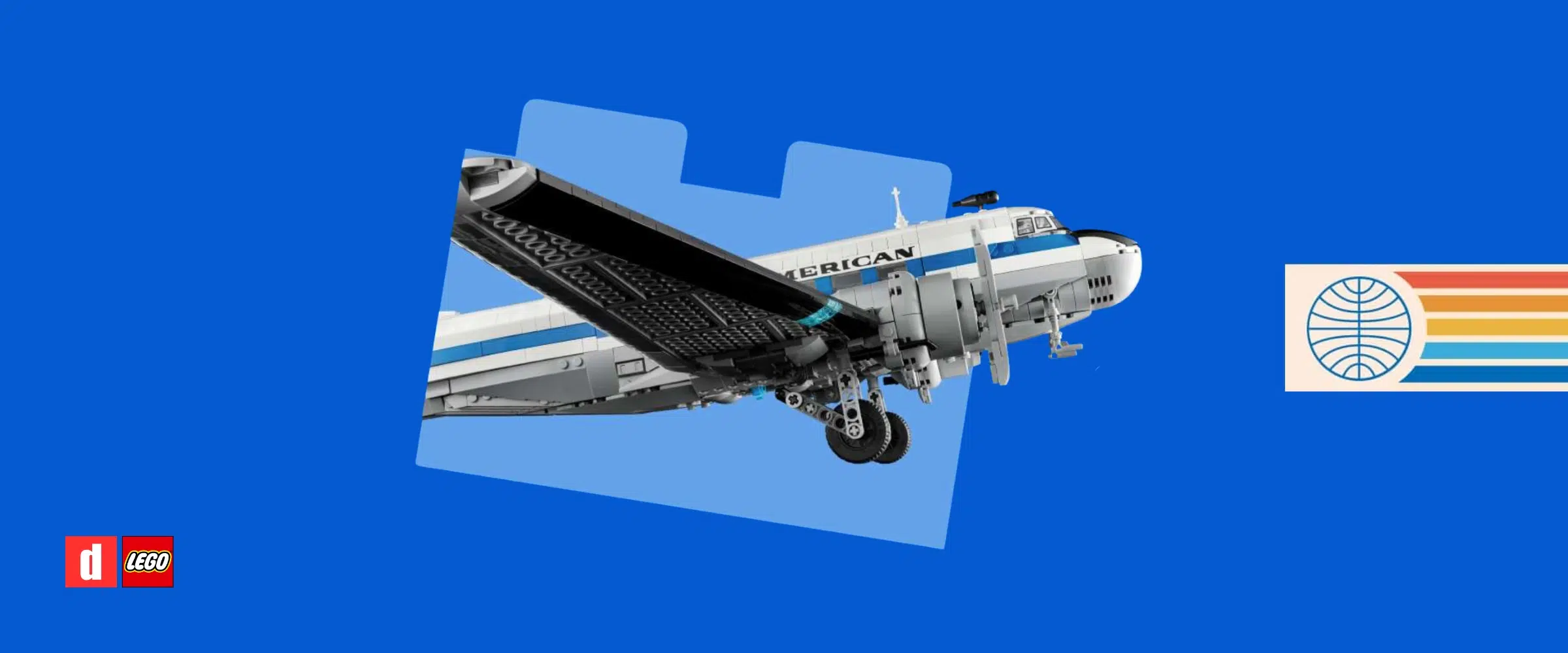 بررسی لگو هواپیمای داگلاس DC-3 پَن اَم