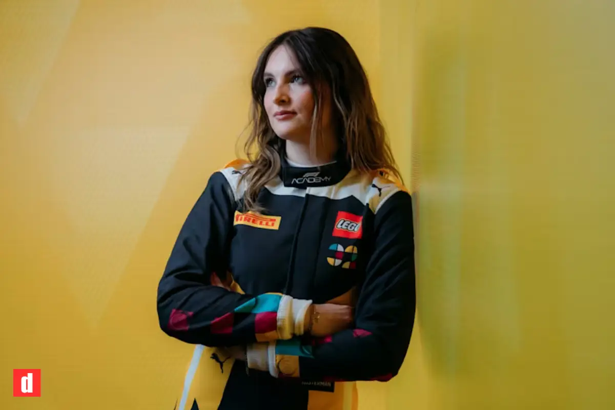 Esmee Kosterman راننده‌ی تیم LEGO Racing در رقابت‌های F1 آکادمی
