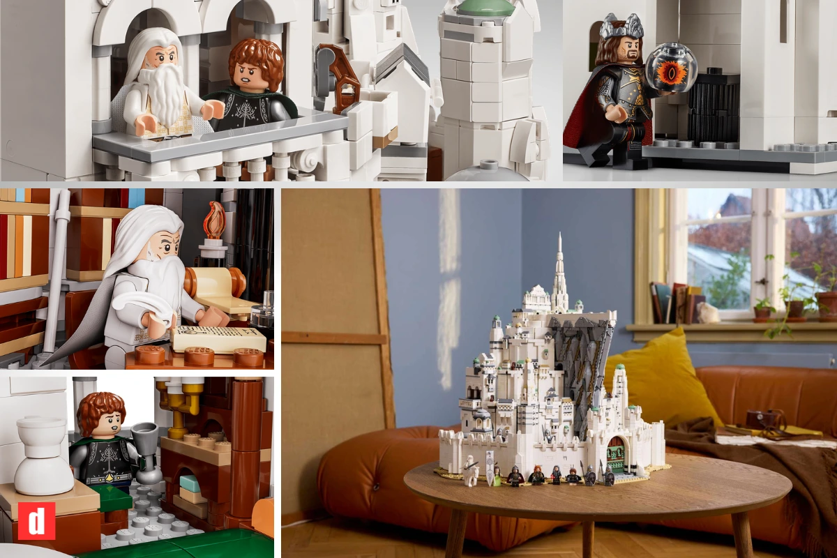 ست لگو Minas Tirith از زوایای مختلف