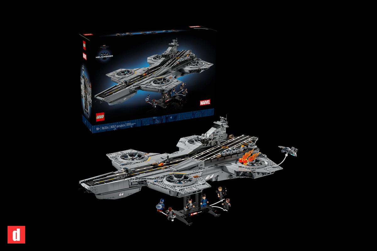جعبه رسمی لگو مارول S.H.I.E.L.D. Helicarrier با کد 76354